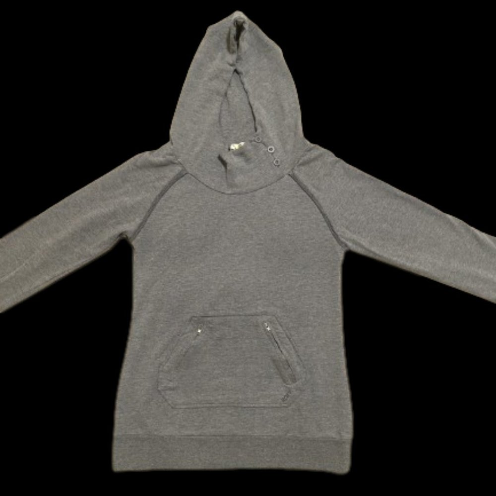 ROXY - Grey Unique Hooded Hoodie